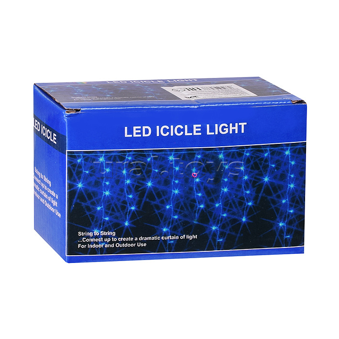 Электрогирлянда светодиодная Занавес, 3м*1м, 120 ламп, цвет: цветной