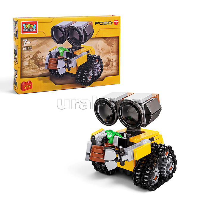 Конструктор 3D сборная фигурка "Робот" 217 дет.
