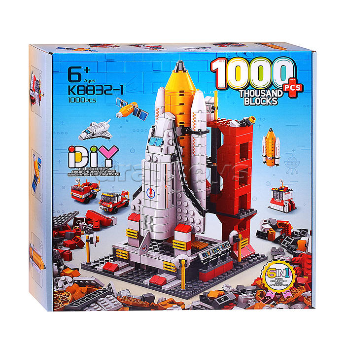 Конструктор "Шаттл" (1000 дет.) в коробке Конструктор "Шаттл" (1000 дет.) в коробке