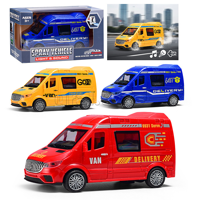 Машина "Супер грузовик" (свет, звук) в коробке