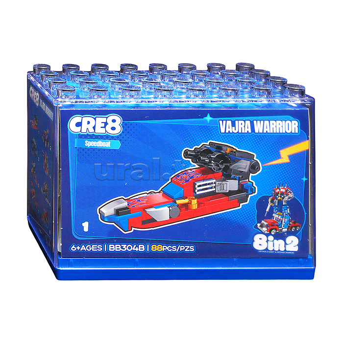 Конструктор "Робот-защитник" 8 в 1 в коробке