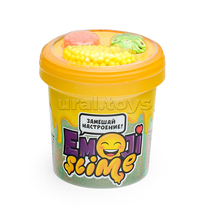 Игрушка в наборе модели "Slime Emoji" 120 мл, зеленый