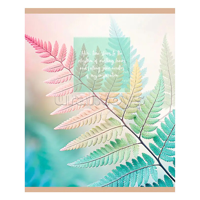 Тетрадь 48л. клетка "Нежный рассвет" А5 скрепка