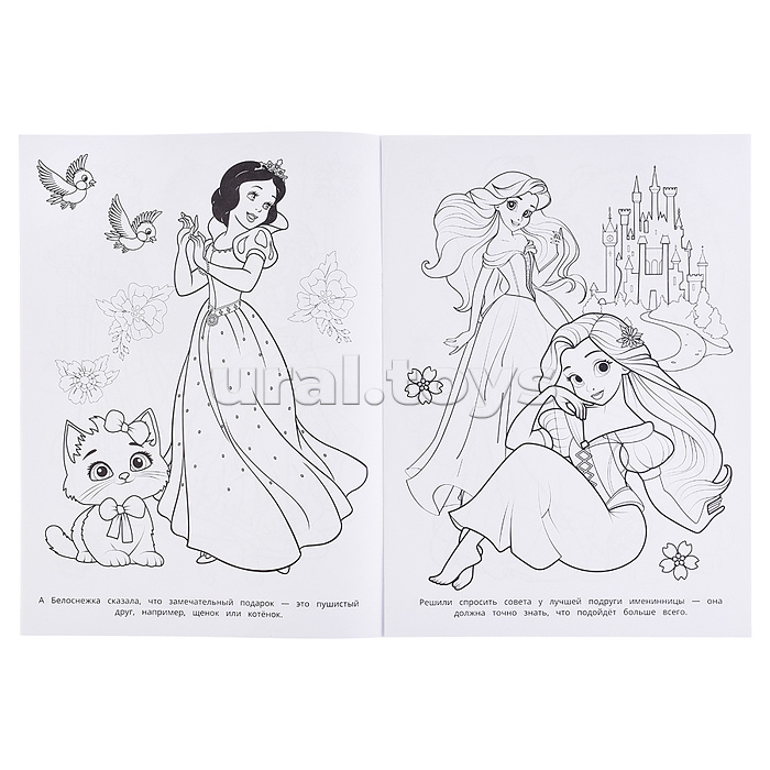 Подарок для принцессы. Бомбическая раскраска