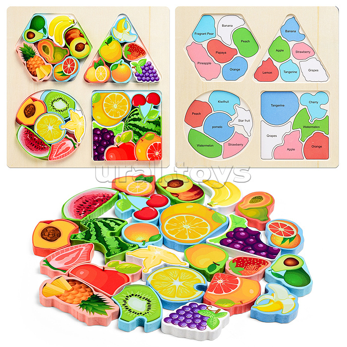 Пазл-вкладыш "Овощи"