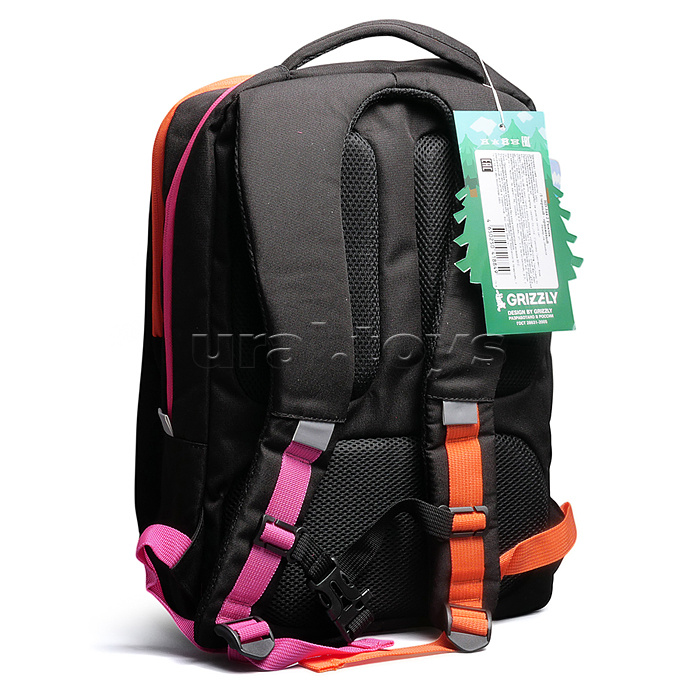 Рюкзак (/1 черный - оранжевый)