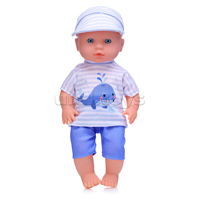 Пупс "Антошка" (пьет, писает, веснушки) с аксессуарами, в коробке