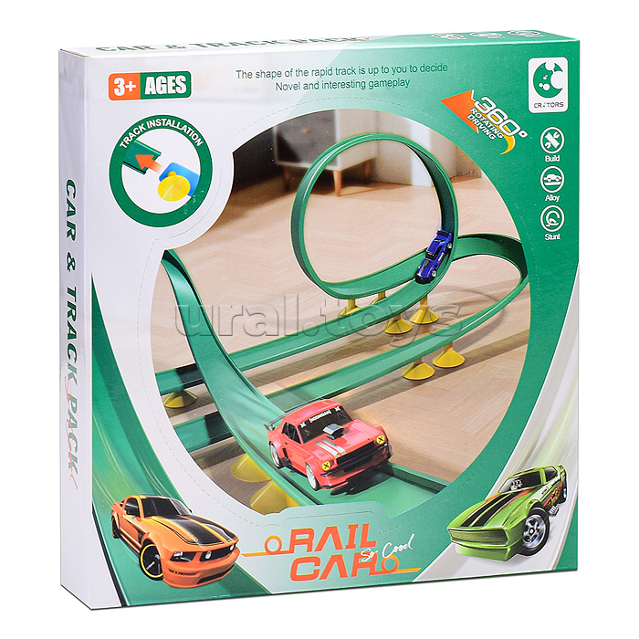 Трек "Гоночный вираж" в коробке