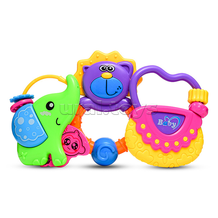 Набор погремушек "Весёлое детство" в пакете Набор погремушек "Весёлое детство" в пакете