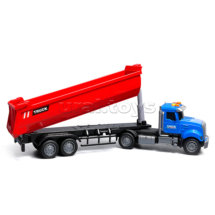 Машина "Самосвал" (свет, звук) в коробке