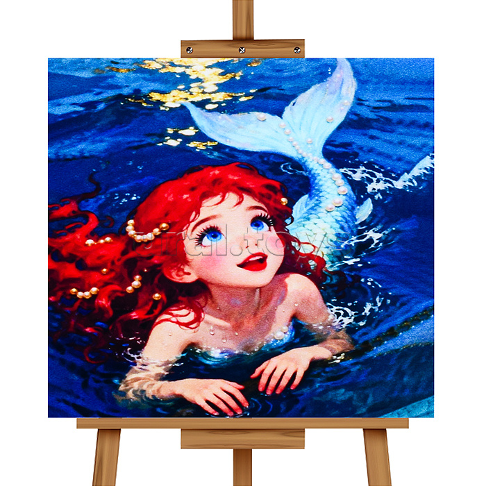 Мозаика алмазная "Русалочка" 20*20 см.