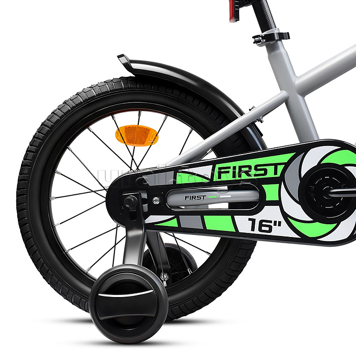 Велосипед 16" Rocket First, цвет серый