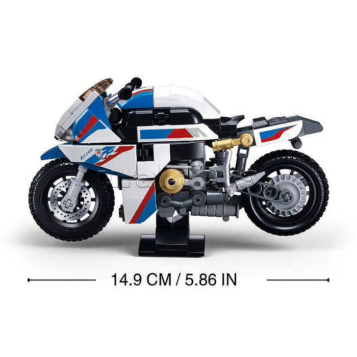 Конструктор "Спортивный мотоцикл  S1000MS" (242 дет.) в коробке