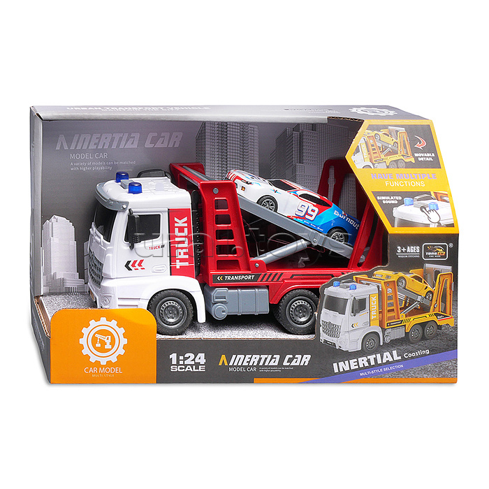 Машина "Мегакар" на батарейках, в коробке