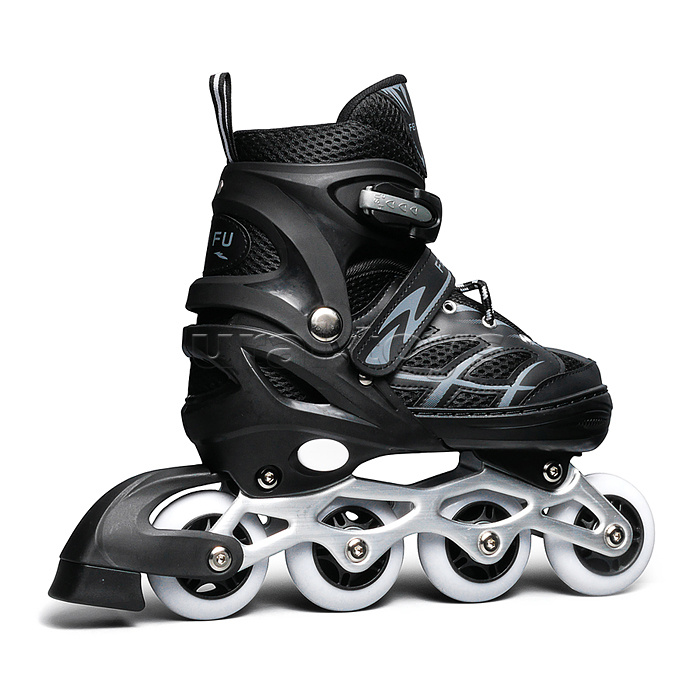 Ролики детские, размер L (цвет черный)