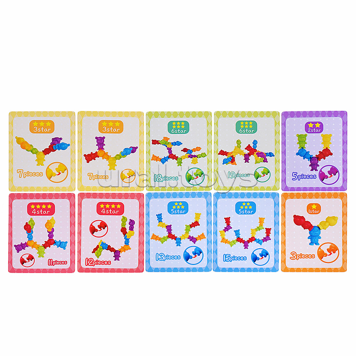 Настольная игра-сортировщик "Мишки" в коробке