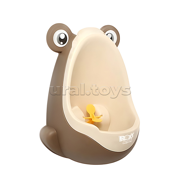 Писсуар для мальчиков "Лягушка с прицелом" шоколадный