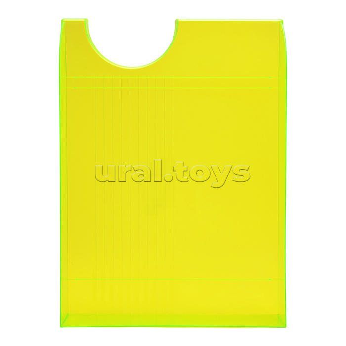 Лоток для бумаг горизонтальный размер 34,5x25,3x6,5 см, неоновый зеленый