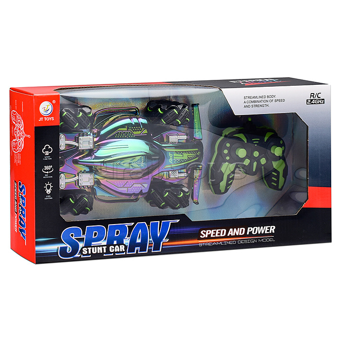 Машина "Неон" р/у, 27 MHz, в коробке