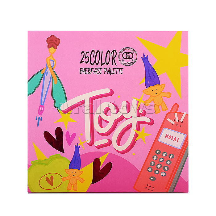 Косметика детская "Зверушки" (палетки теней)