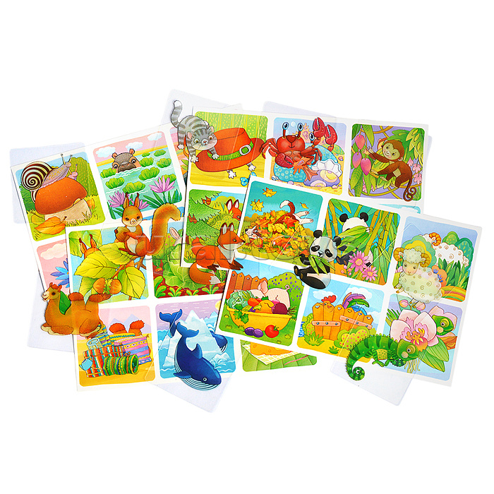 Пластиковое лото для малышей (нов) 3+ Играем в прятки. Кто это спрятался? \ Куликова Е.Н., Сухарева О.В.