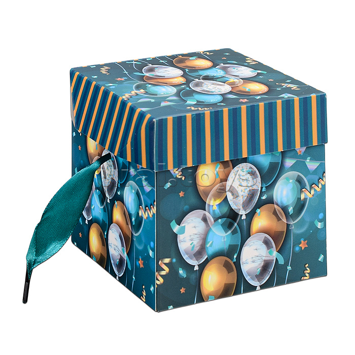 Коробка подарочная "Сюрприз" 10х10х10 см