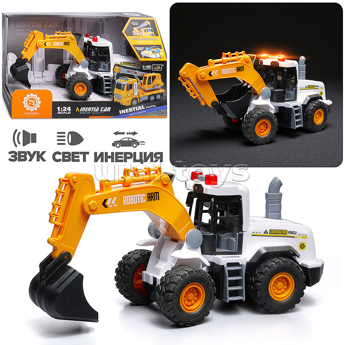 Трактор "МегаСтроитель" в коробке