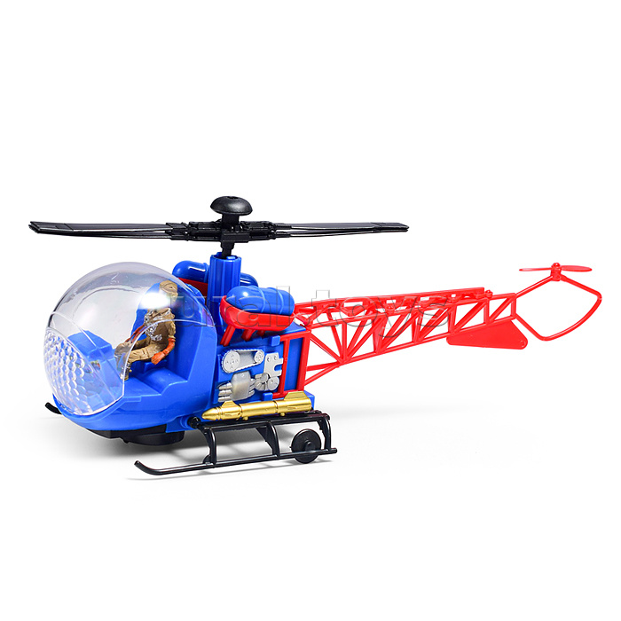 Самолет "Полицейский вертолёт" на батарейках, в коробке