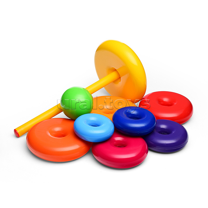 Пирамида Гигант 8 колец, в сетке