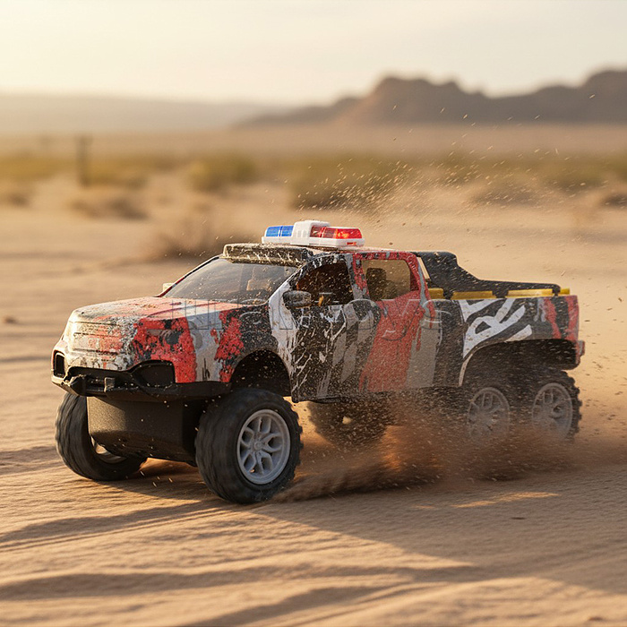 Машина "Пикап-рейв" в пакете