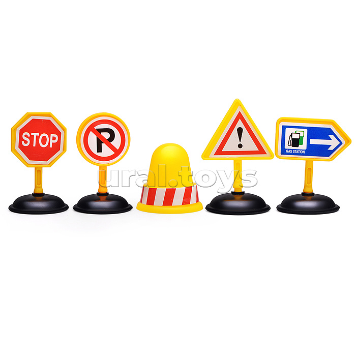 Набор с дорожными знаками "Школьный автобус" , в коробке