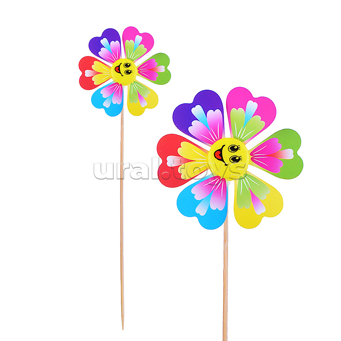 Ветерок "Цветущий смайлик" 9*29см., в пакете