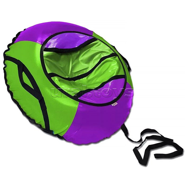 Санки-ватрушка, серия "Спорт", 100см, фиолетово-зеленый (в пакете)