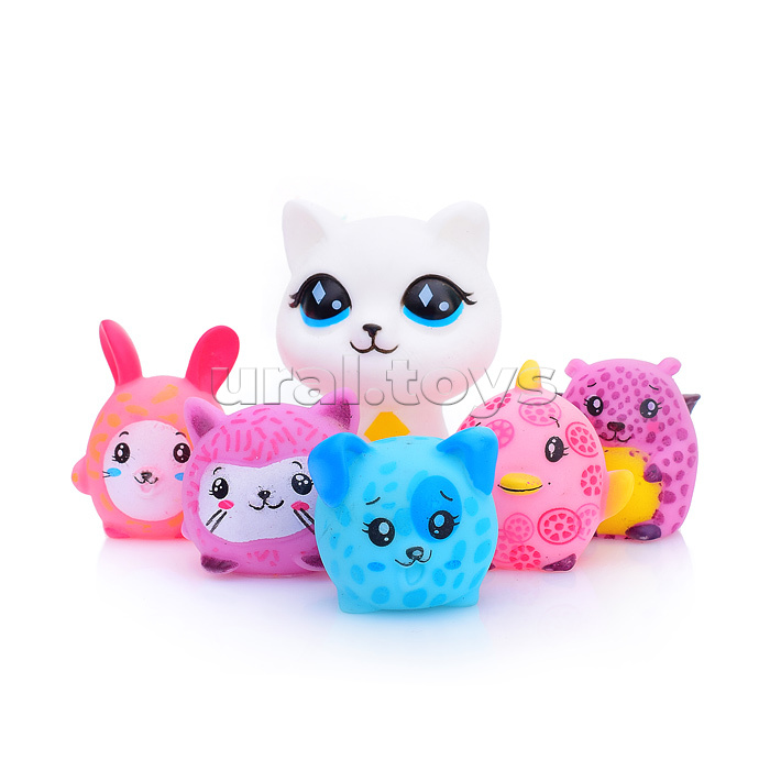 Набор для купания "Кошечка с друзьями" в пакете