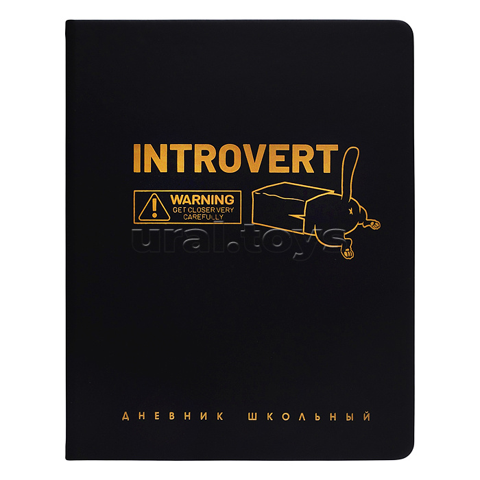 Дневник 1-11кл. "Интроверт" (кожзам: А5+; твёрдый переплёт)