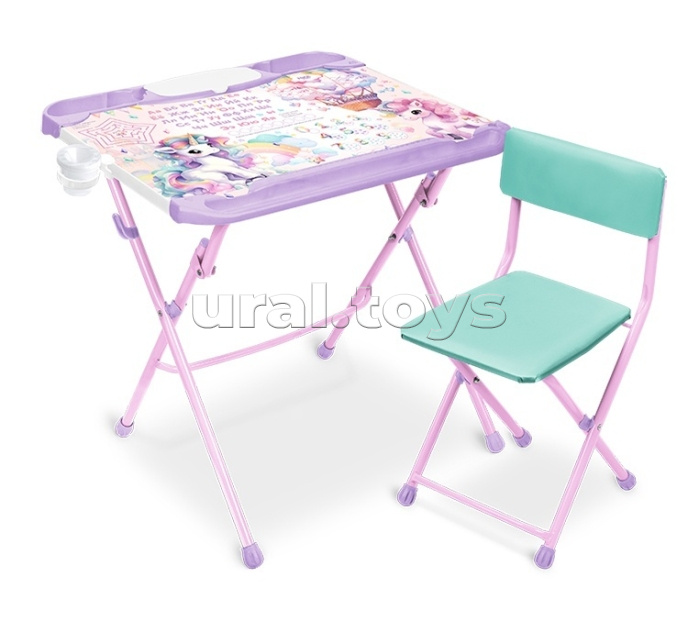 Комплект детской мебели "С единорогами"