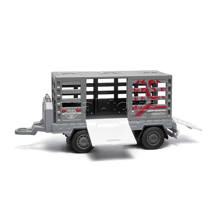 Машина "Двухзвенный прицеп" 1:43 в коробке