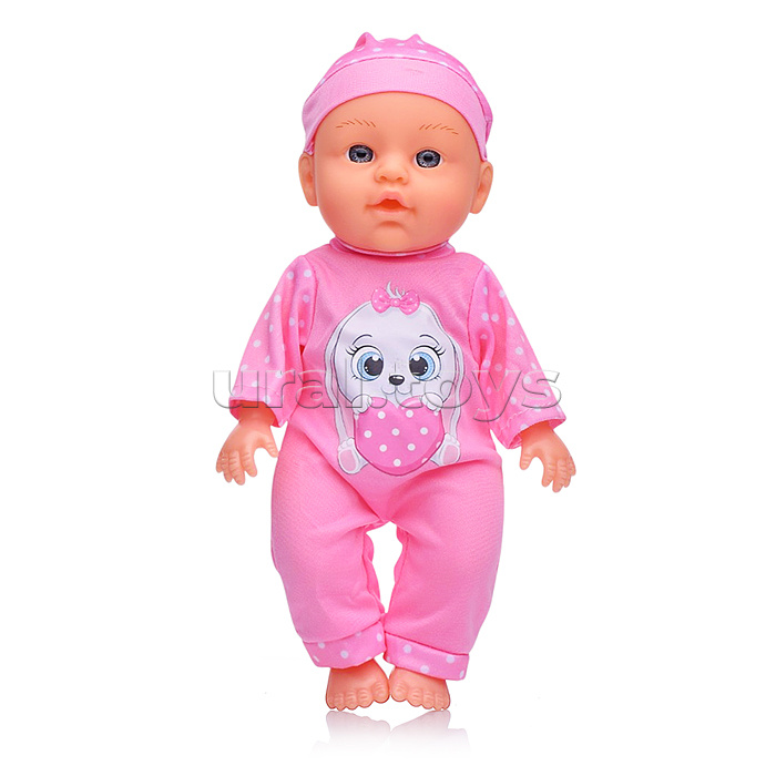 Пупс "Добрый малыш" (пьет, писает) с аксессуарами, в пакете