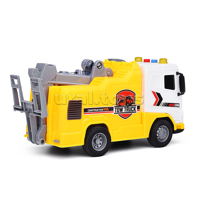 Машина "Инжинерная" 1:20 (свет, звук) в коробке (желтый) Машина "Инжинерная" 1:20 (свет, звук) в коробке (желтый)