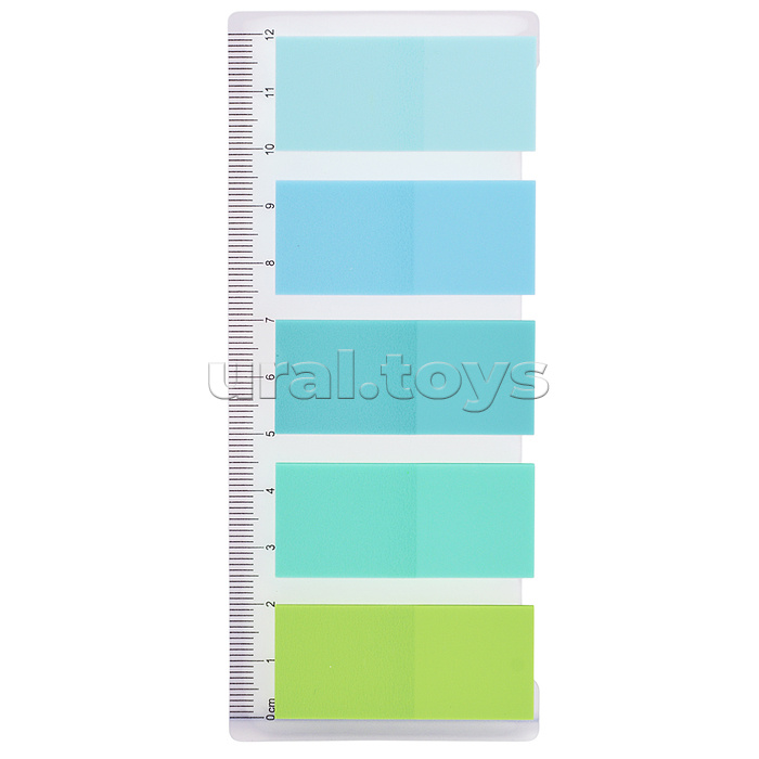 Набор самоклеящихся этикеток-закладок "Pastel" пластиковые полупрозрачные 44x20 мм, 5x20 листов, 5 пастельных цветов Набор самоклеящихся этикеток-закладок "Pastel" пластиковые полупрозрачные 44x20 мм, 5x20 листов, 5 пастельных цветов