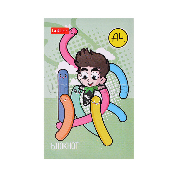 Блокнот А7 48л клетка "Влад А4" в Дисплее  52 шт