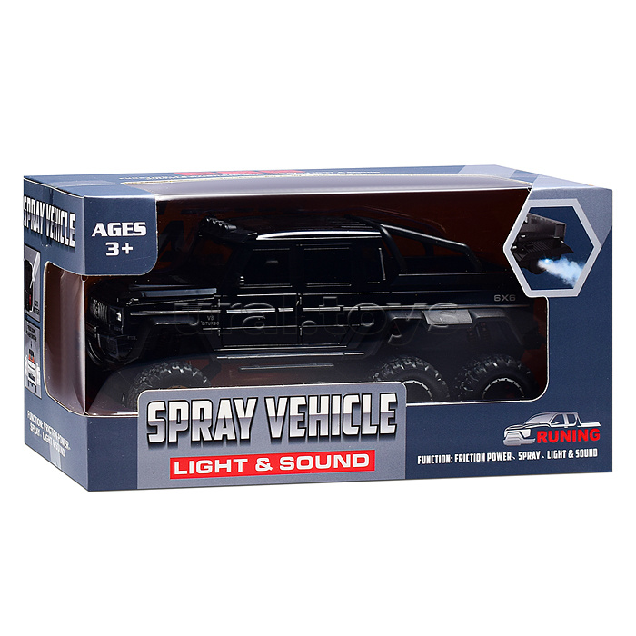 Машина "Железный бык" (свет, звук) в коробке