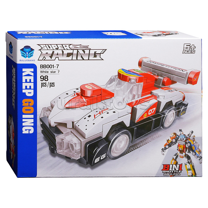 Конструктор "Суперкар" 8 в 1 (786 дет.) в коробке