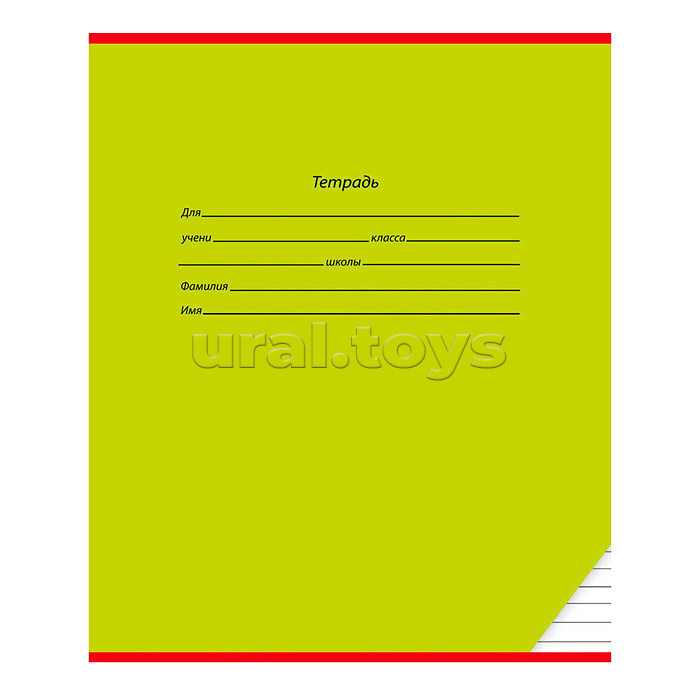 Тетрадь 12л. узкая линия "Классика" цвет.мелов.обл.,5 дизайнов в спайке