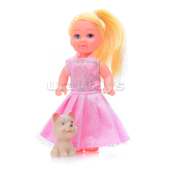 Кукла с щенком, в коробке