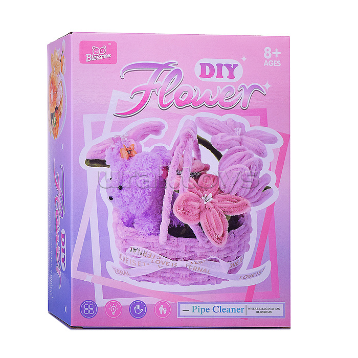 Набор творческая мастерская "Цветы в корзинке-6" в коробке