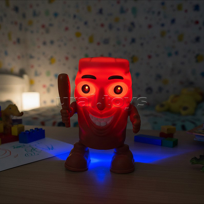 Игрушка музыкальная "Танцующий пень" (свет, звук) в коробке