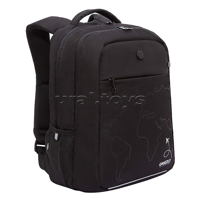 Рюкзак школьный (/2 черный - черный)