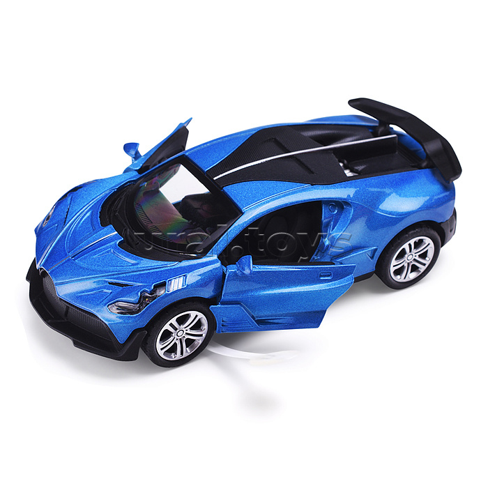 Модель металл свет-звук bugatti divo 14,9 см, (двери) инерция, спойлер Модель металл свет-звук bugatti divo 14,9 см, (двери) инерция, спойлер