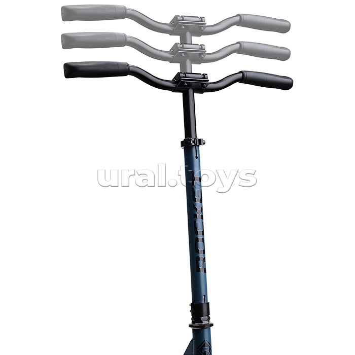 Самокат ROCKET, колеса PU 200 мм, ABEC 7, темно-синий